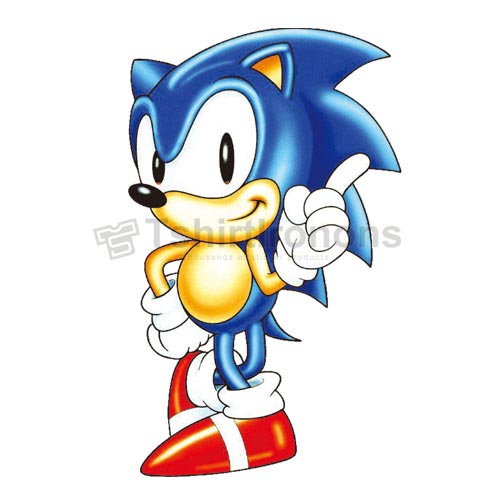 Sonic the Hedgehog T-shirts Iron On Transfers N7982